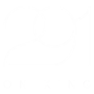 291 on King hotel's white logo with transparent background